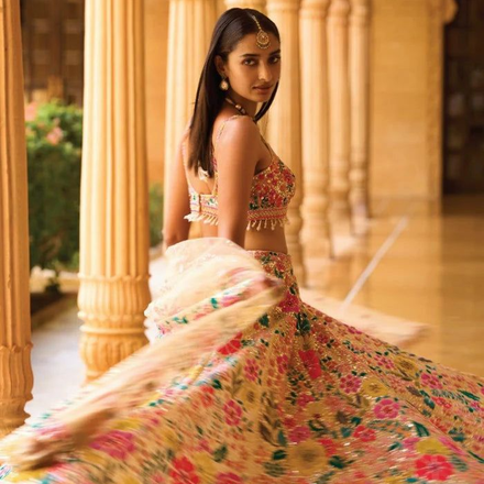 Floral Lehenga
