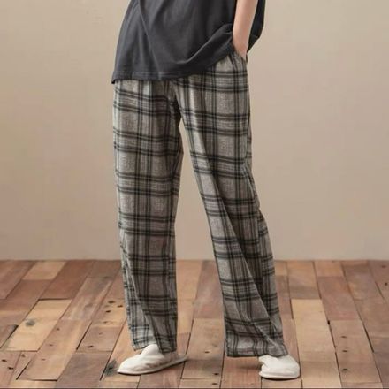 pajama set with plaid pants